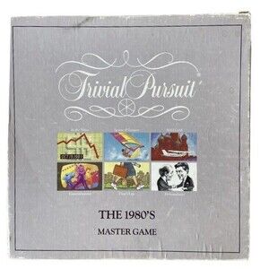 Board Game Parkers Brother Trivial Pursuit The 1980s Master Trivia Complete